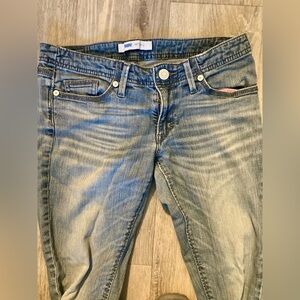 Levi's Faded Blue Straight Leg Jeans
